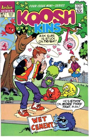 Koosh Kins 3 published by Archie with cover art by Stan Goldberg