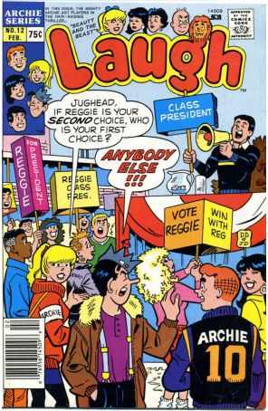 Laugh (Vol. 2) 12 (Newsstand) published by Archie with cover art by Dan DeCarlo