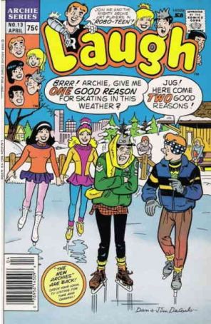 Laugh (Vol. 2) 13 (Newsstand) published by Archie with cover art by Dan DeCarlo