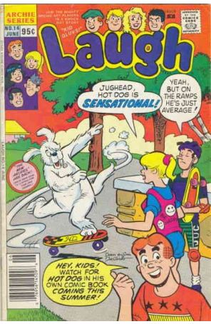 Laugh (Vol. 2) 14 (Newsstand) published by Archie with cover art by Dan DeCarlo