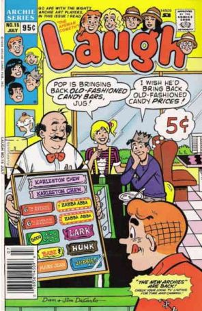 Laugh (Vol. 2) 15 (Newsstand) published by Archie with cover art by Dan DeCarlo