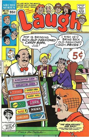 Laugh (Vol. 2) 15 published by Archie with cover art by Dan DeCarlo
