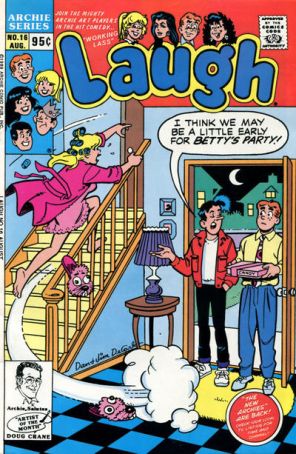 Laugh (Vol. 2) 16 published by Archie with cover art by Dan DeCarlo