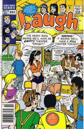 Laugh (Vol. 2) 17 (Newsstand) published by Archie with cover art by Dan DeCarlo