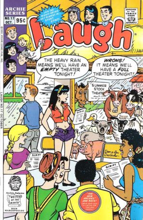 Laugh (Vol. 2) 17 published by Archie with cover art by Dan DeCarlo