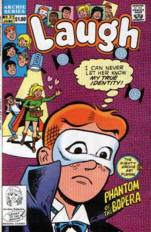 Laugh (Vol. 2) 21 published by Archie with cover art by Dan DeCarlo