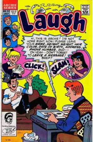 Laugh (Vol. 2) 22 published by Archie with cover art by Dan DeCarlo