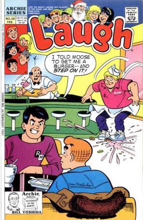 Laugh (Vol. 2) 26 published by Archie with cover art by Dan DeCarlo