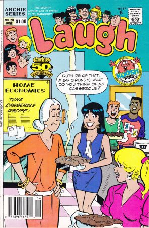 Laugh (Vol. 2) 28 (Newsstand) published by Archie with cover art by Dan DeCarlo