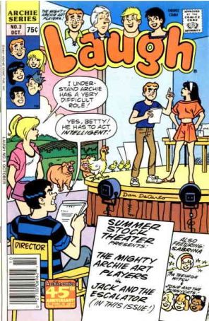 Laugh (Vol. 2) 3 published by Archie with cover art by Dan DeCarlo