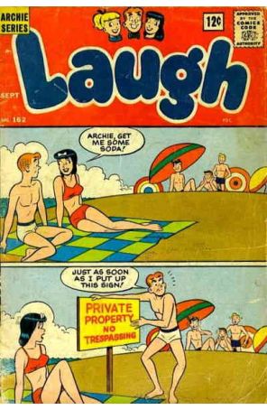 Laugh Comics 162 published by Archie with cover art by Bob White