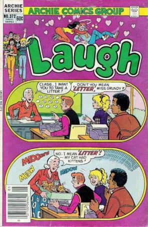 Laugh Comics 372 published by Archie with cover art by Stan Goldberg