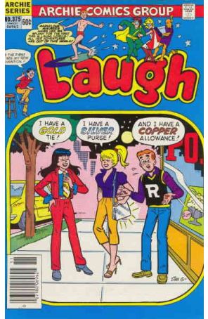 Laugh Comics 375 published by Archie with cover art by Stan Goldberg