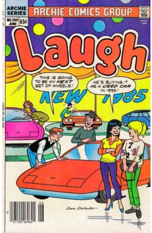 Laugh Comics 389 published by Archie with cover art by Dan DeCarlo