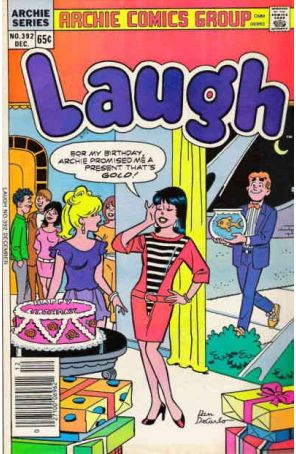 Laugh Comics 392 published by Archie with cover art by Dan DeCarlo