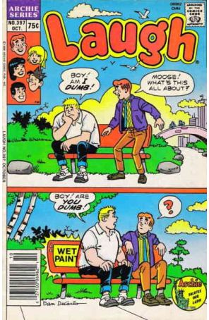 Laugh Comics 397 published by Archie with cover art by Dan DeCarlo