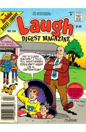 Laugh Digest Magazine 104 (Newsstand) published by Archie