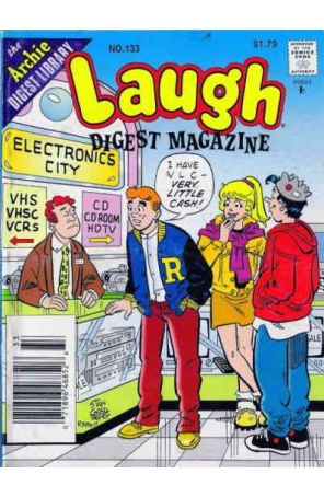 Laugh Digest Magazine 133 (Newsstand) published by Archie with cover art by Stan Goldberg