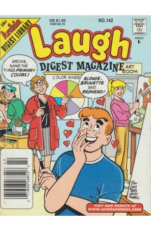 Laugh Digest Magazine 142 (Newsstand) published by Archie with cover art by Stan Goldberg