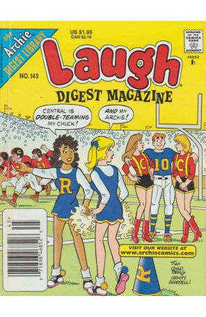 Laugh Digest Magazine 145 (Newsstand) published by Archie with cover art by Stan Goldberg
