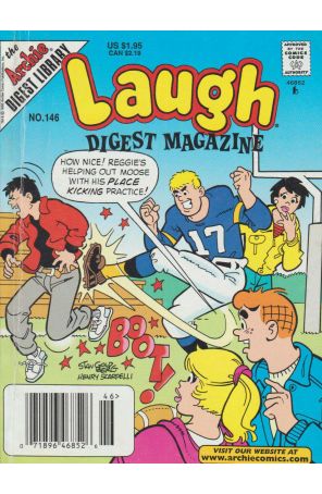 Laugh Digest Magazine 146 (Newsstand) published by Archie with cover art by Stan Goldberg