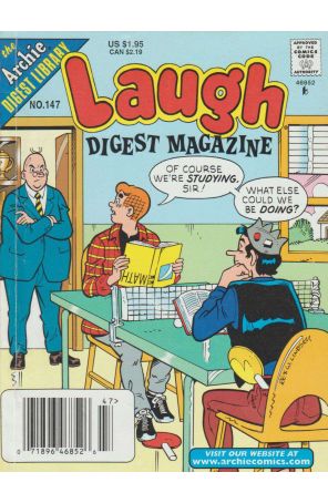 Laugh Digest Magazine 147 (Newsstand) published by Archie with cover art by Rex W. Lindsey