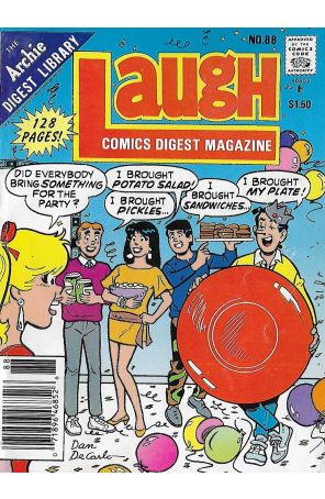 Laugh Digest Magazine 88 (Newsstand) published by Archie with cover art by Dan DeCarlo
