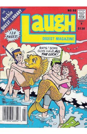 Laugh Digest Magazine 90 (Newsstand) published by Archie with cover art by Stan Goldberg