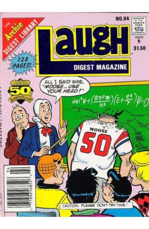 Laugh Digest Magazine 94 (Newsstand) published by Archie with cover art by Stan Goldberg
