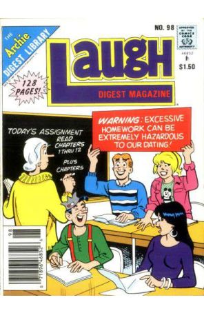 Laugh Digest Magazine 98 (Newsstand) published by Archie with cover art by Dan DeCarlo