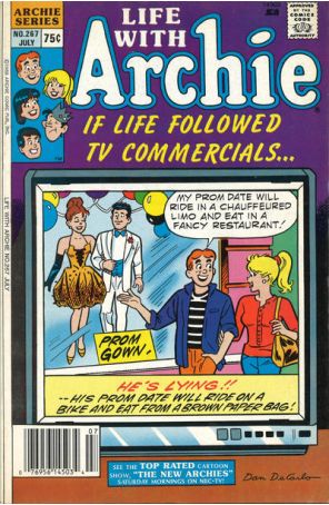 Life with Archie 267 published by Archie with cover art by Dan DeCarlo