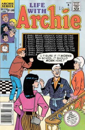 Life With Archie 276 (Newsstand) published by Archie with cover art by Dan DeCarlo