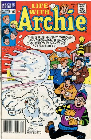 Life With Archie 277 (Newsstand) published by Archie with cover art by Dan DeCarlo