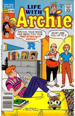 Life With Archie 283 (Newsstand) published by Archie with cover art by Dan DeCarlo