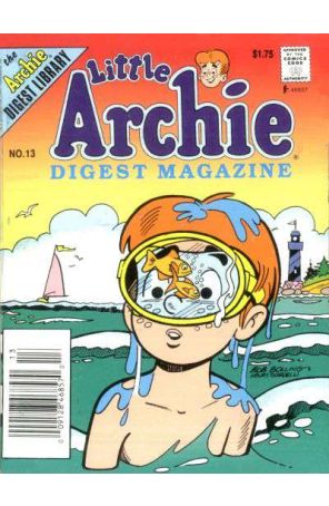 Little Archie Digest Magazine 13 (Newsstand) published by Archie with cover art by Bob Bolling
