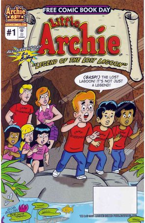 Little Archie, The Legend of the Lost Lagoon FCBD 1 published by Archie with cover art by Bob Bolling