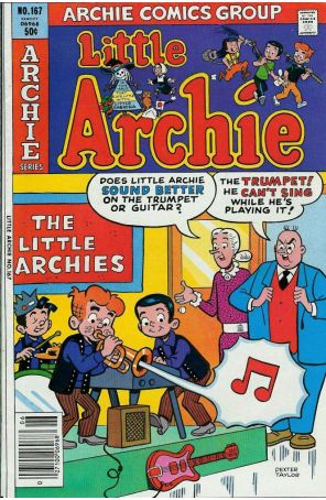 Little Archie 167 published by Archie with cover art by Dexter Taylor