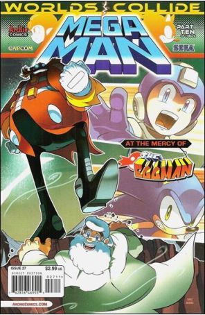 Mega Man (2nd Series) 27 published by Archie with cover art by Patrick Spaz Spaziante