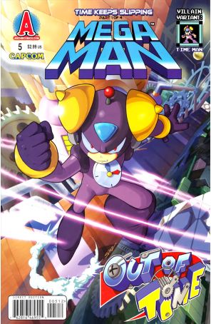 Mega Man (2nd Series) 5A published by Archie with cover art by Patrick Spaziante