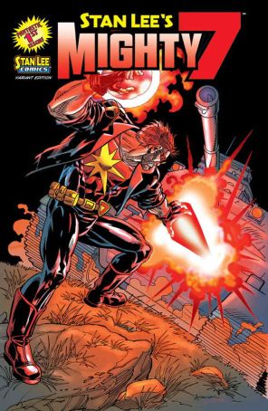 Mighty 7 (Stan Lee's) 1A published by Archie with cover art by Alex Saviuk