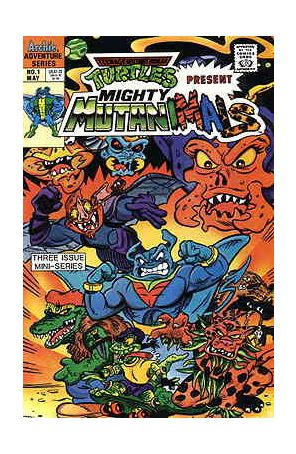 Mighty Mutanimals (Mini-Series) 1 published by Archie with cover art by Ken Mitchroney