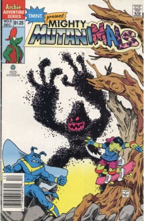 Mighty Mutanimals 6 (Newsstand) published by Archie with cover art by Peter Laird