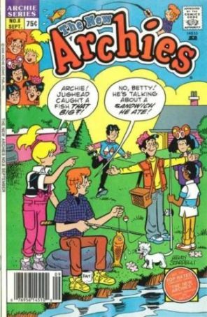 The New Archies 8 (Newsstand) published by Archie with cover art by Henry Scarpelli