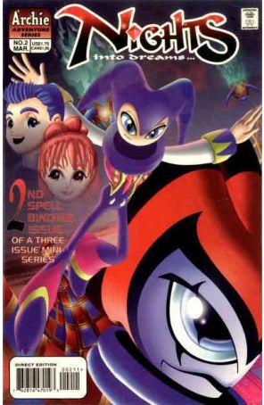 Nights into Dreams 2 published by Archie with cover art by Patrick Spaziante