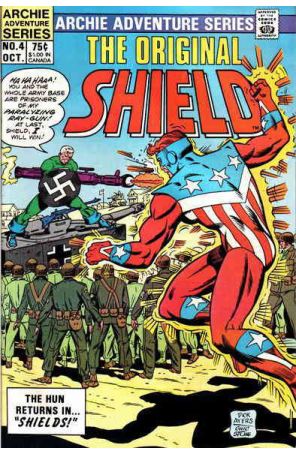 Original Shield 4 published by Archie with cover art by Dick Ayers