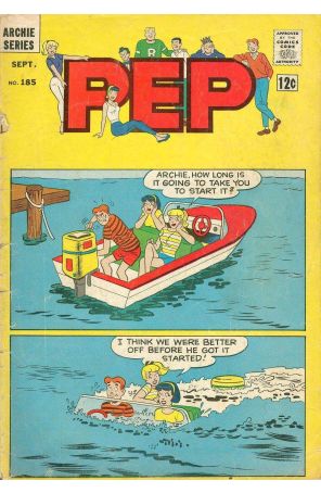 Pep 185 published by Archie with cover art by Samm Schwartz