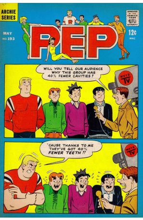 Pep 193 published by Archie with cover art by Dan DeCarlo