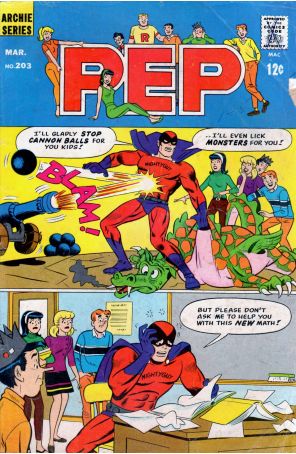 Pep 203 published by Archie with cover art by Dan DeCarlo