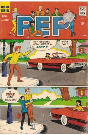 Pep 212 published by Archie with cover art by Dan DeCarlo