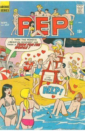 Pep 257 published by Archie with cover art by Dan DeCarlo